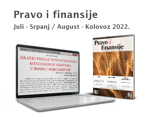 Časopis Pravo i finansije - Juli Avgust 2022
