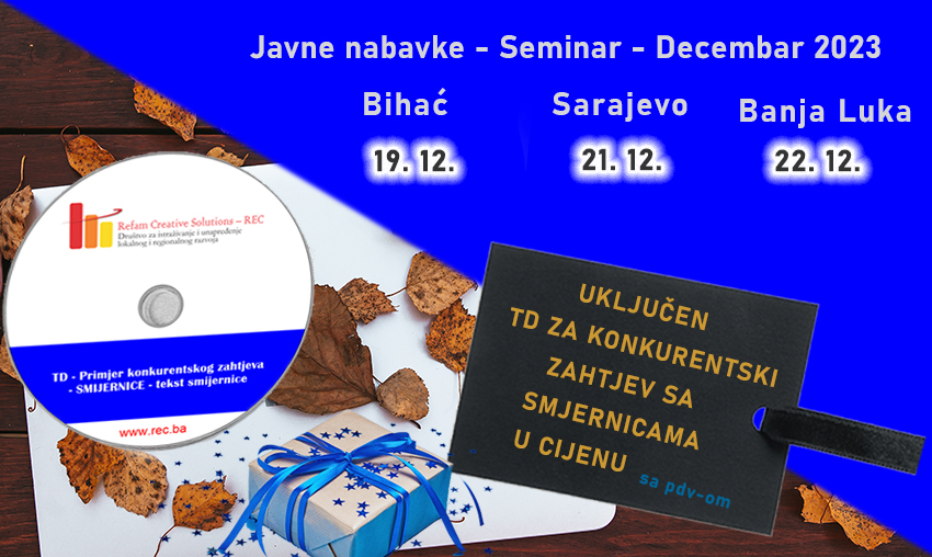 Seminar - Javne nabavke - Decembar 23
