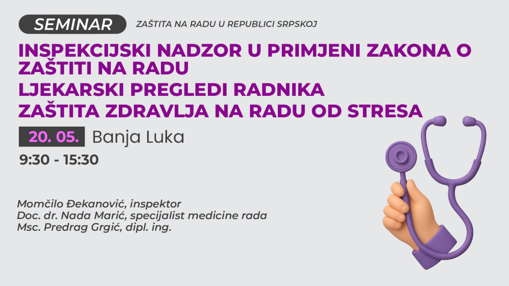 Zaštita na radu - Banja Luka - Maj 25 - web